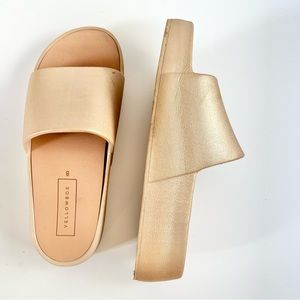 Yellow box slip on women’s shoes